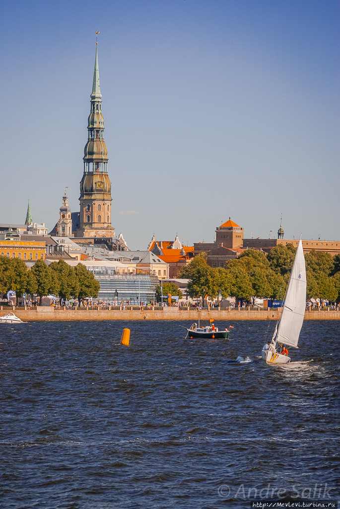 Праздник Риги 2015. парусная регата на Даугаве. Рига, Латвия