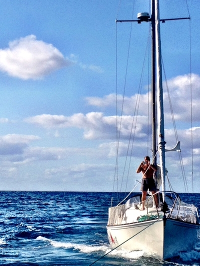 22 февраля, 2012 г. Приход на Гранд Багама, в порт лукая. Буксировка.