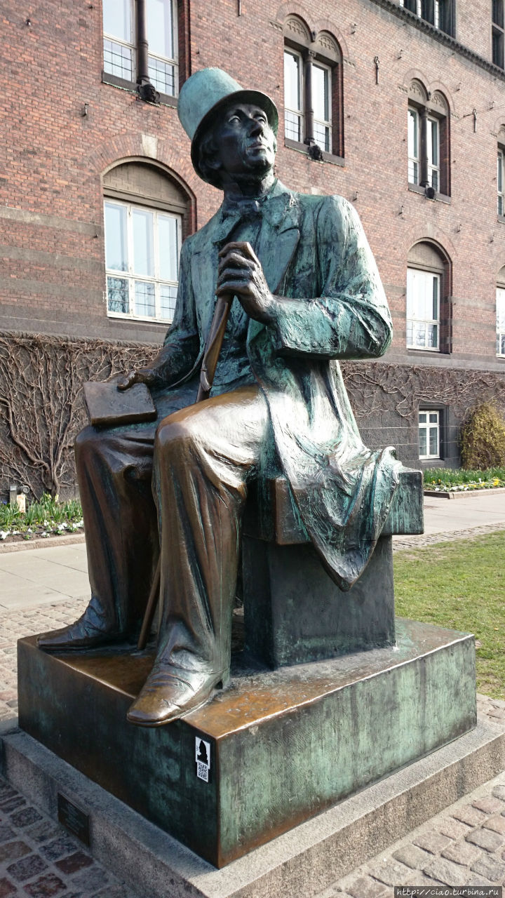 Памятник Андерсену. Любимый сказочник детства! Копенгаген, Дания