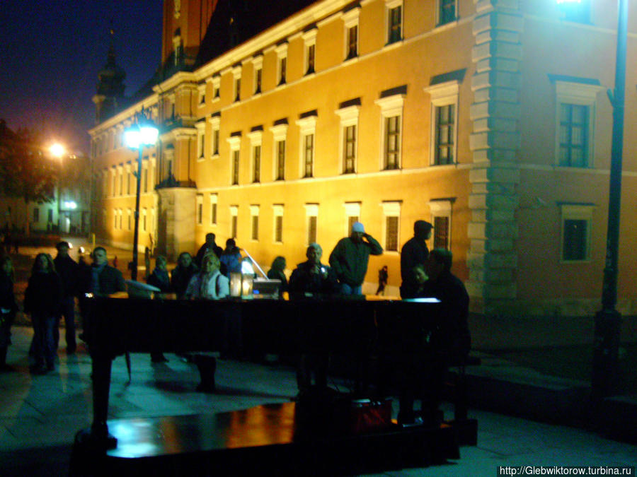 Прогулка по вечерней Варшаве Варшава, Польша