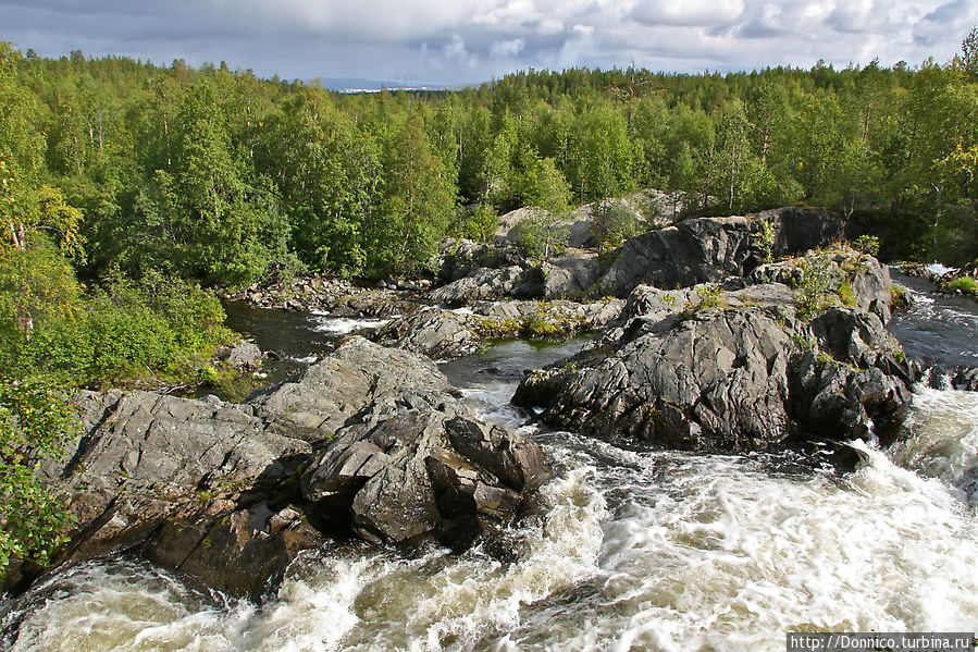 Никельский водопад Никель, Россия