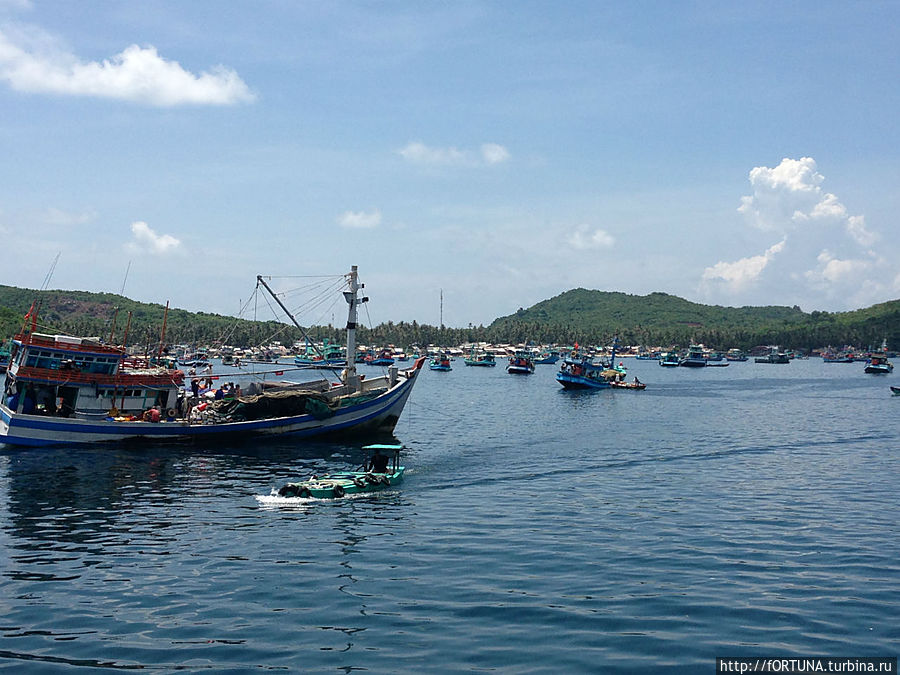 Морская прогулка с рыбалкой. Остров Фу Куок, Вьетнам