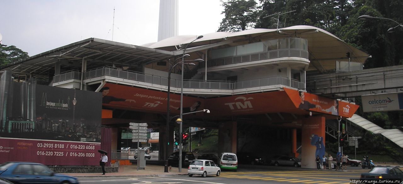 Станция монорельсовой дороги Maharajalela Куала-Лумпур, Малайзия