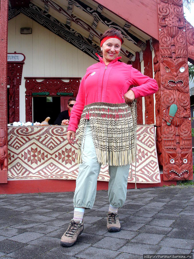 Юбка маори легка и экологически чиста Роторуа, Новая Зеландия