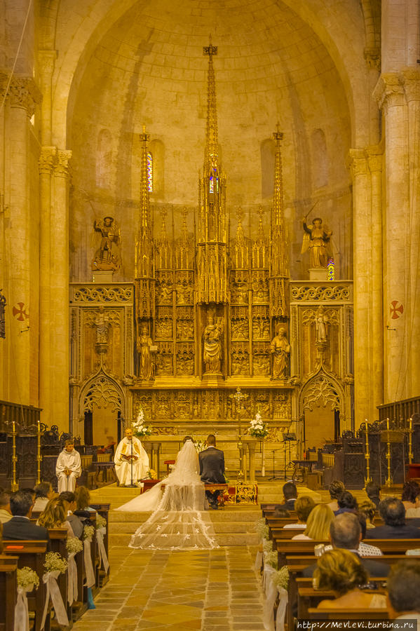 Внутри собора в Таррагоне Таррагона, Испания
