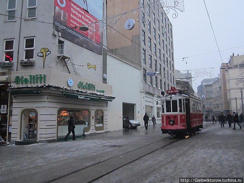 Январский Стамбул. Снегопад. Стамбул, Турция