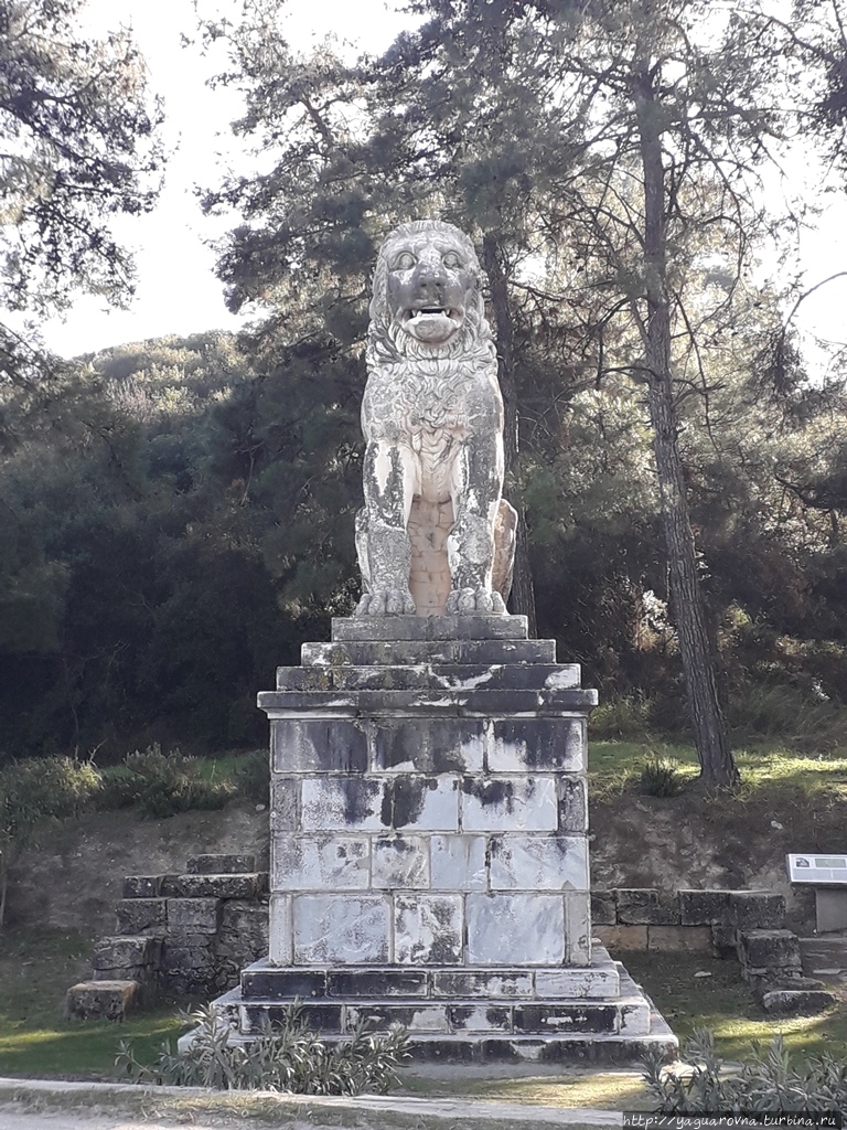 Монумент Амфипольский лев Амфиполис, Греция