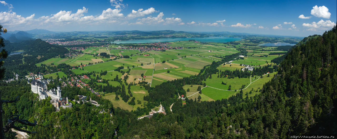 Замок Нойшванштайн Земля Бавария, Германия