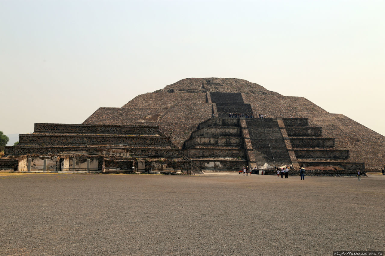 Пирамиды Теотиуакана. Пирамиды Солнца и Луны