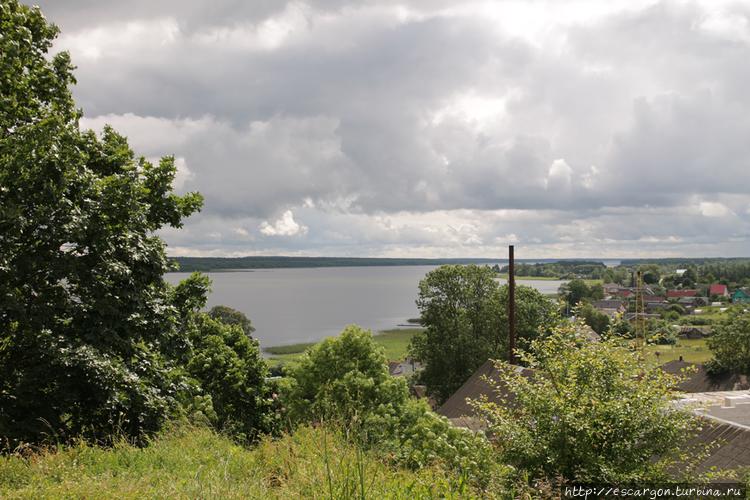 Свирь, вид с городища на 