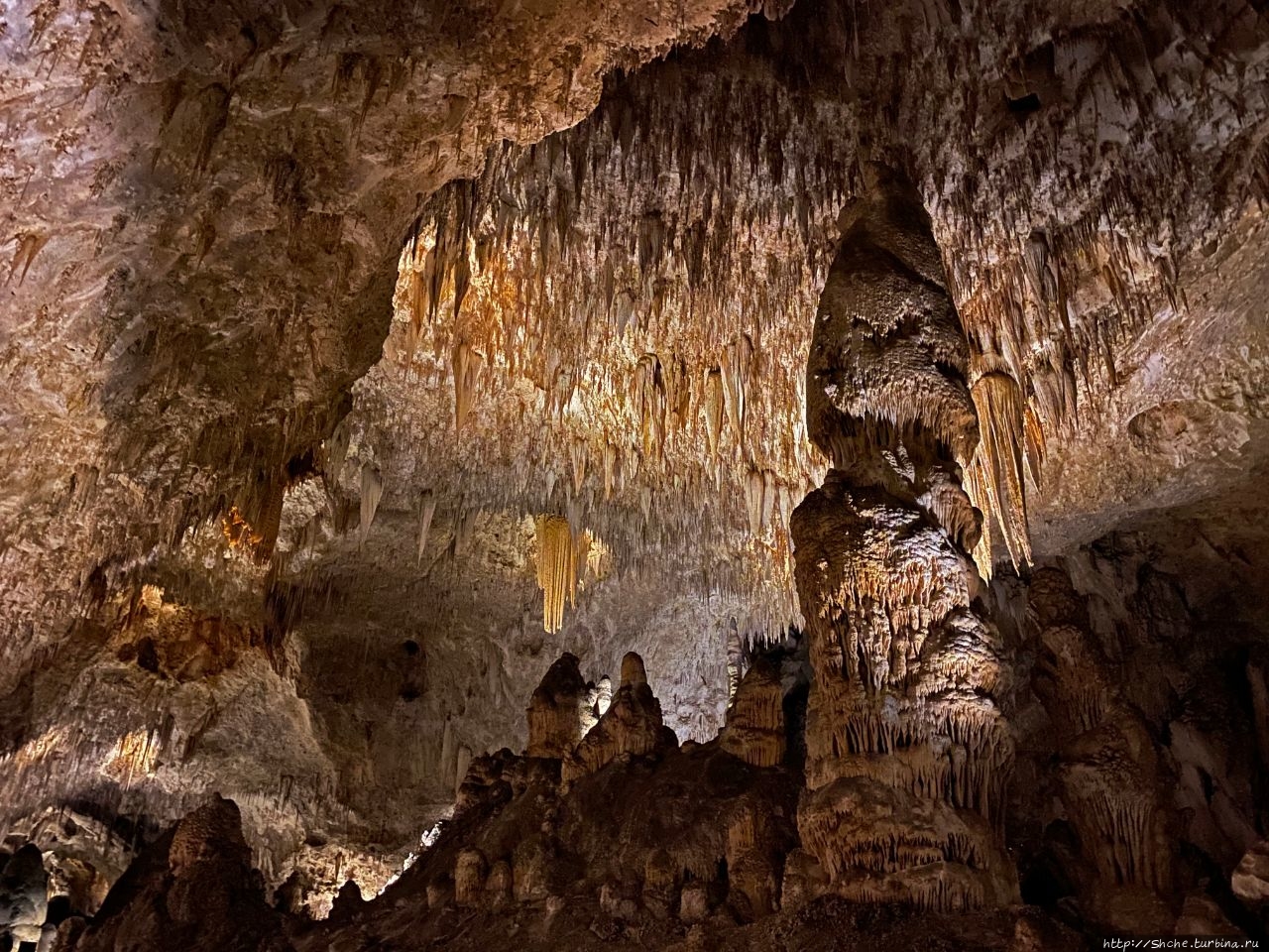 Карлсбадские пещеры Карлсбад-Кэвернс Национальный Парк, CША