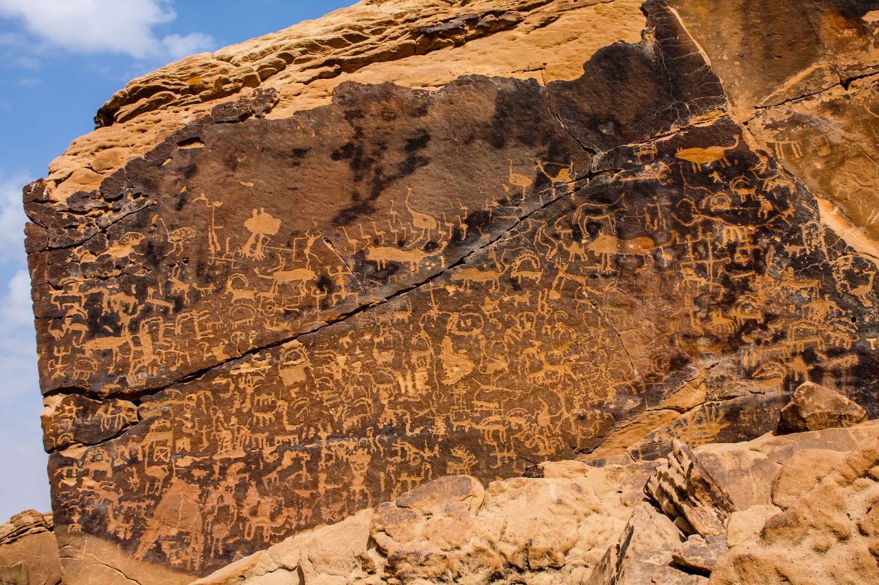 Петроглифы горы Умм-Сенман / Umm Senman Mountain petroglyphs