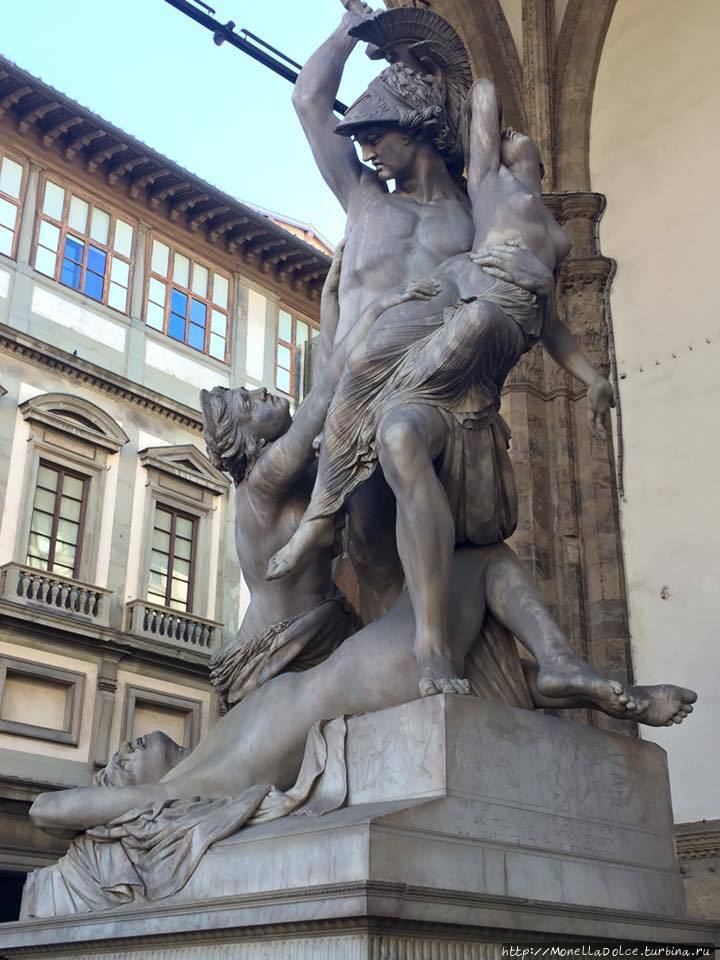 Флоренция: piazza della Signoria, palazzo Vecchio Флоренция, Италия