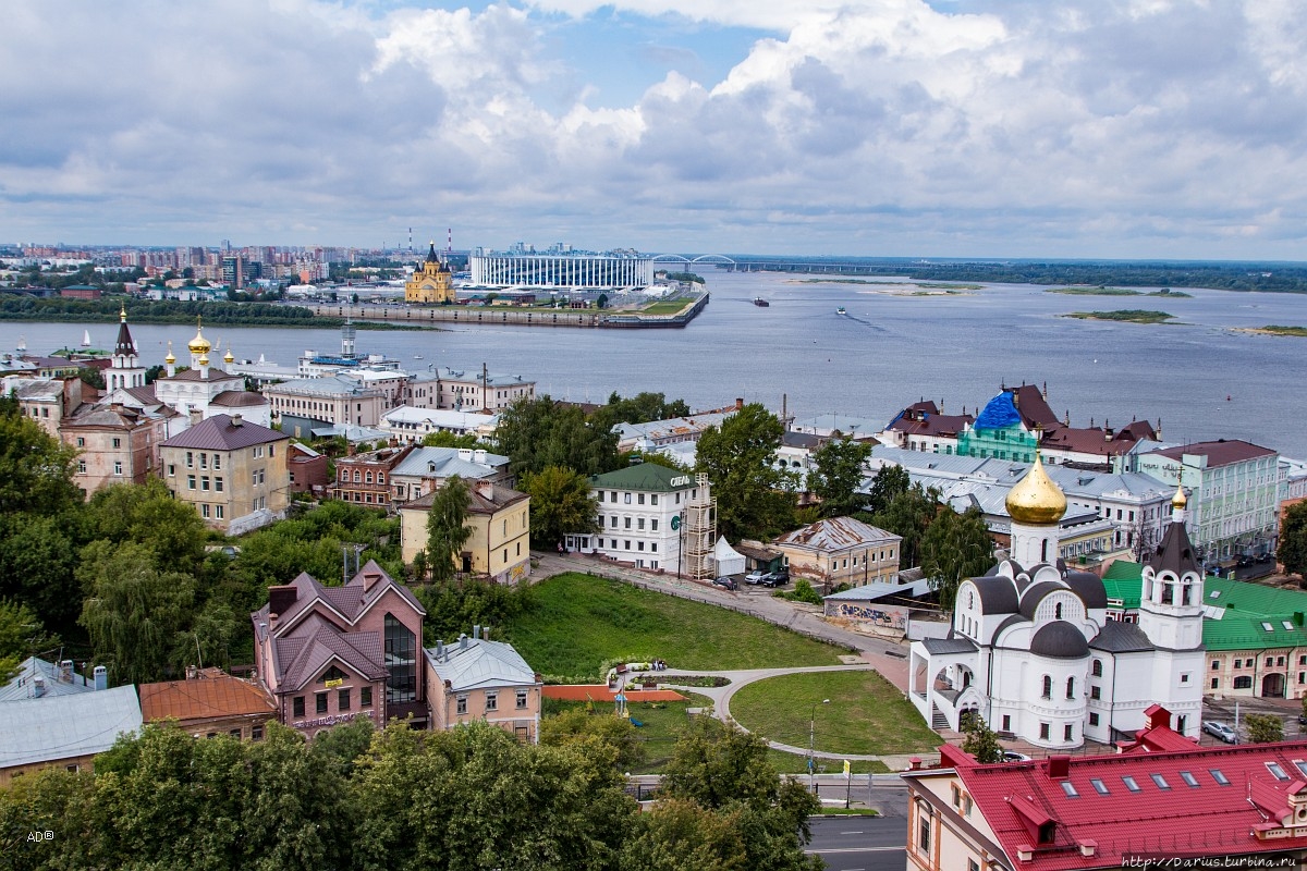 Нижний Новгород — Виды со стен Нижегородского кремля Нижний Новгород, Россия