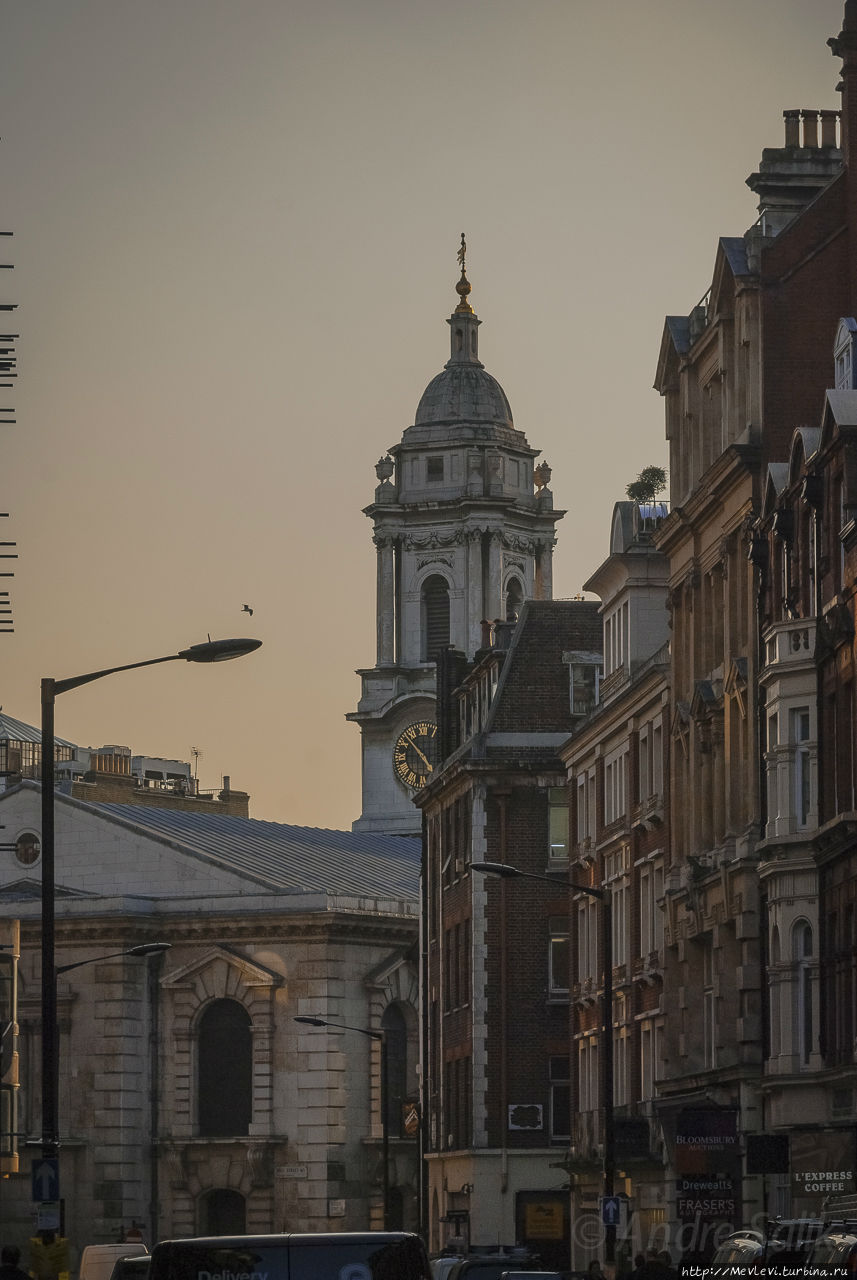 В центре Лондона Лондон, Великобритания