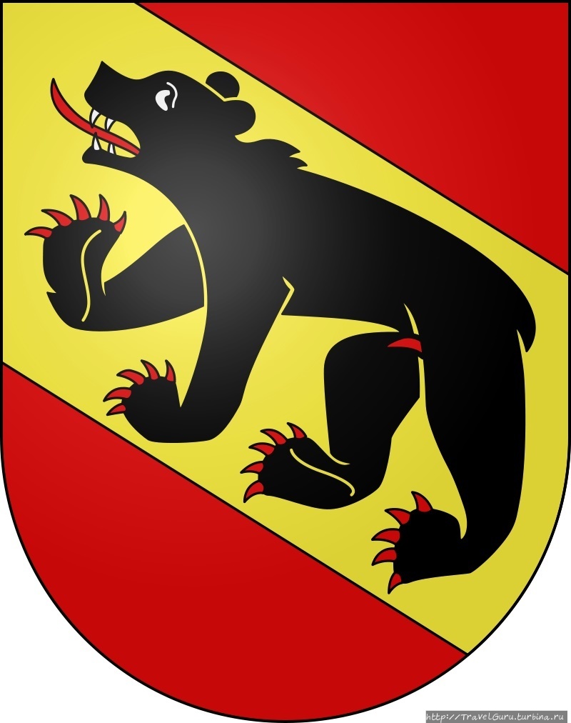 Герб столицы Швейцарии Нью-Берн, CША