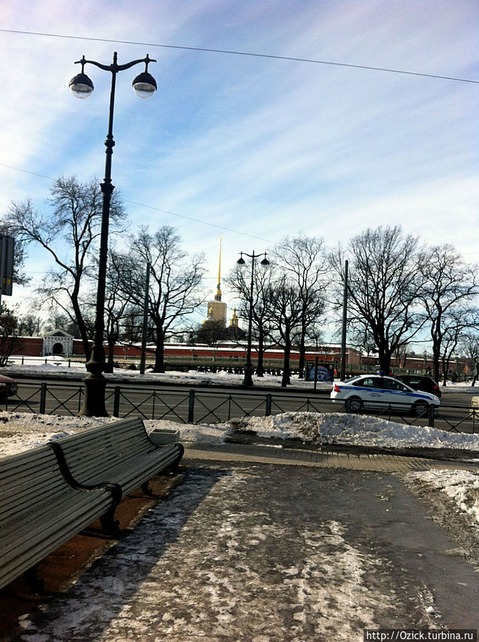 На Масленицу. Прогулка к Петропавловской крепости Санкт-Петербург, Россия