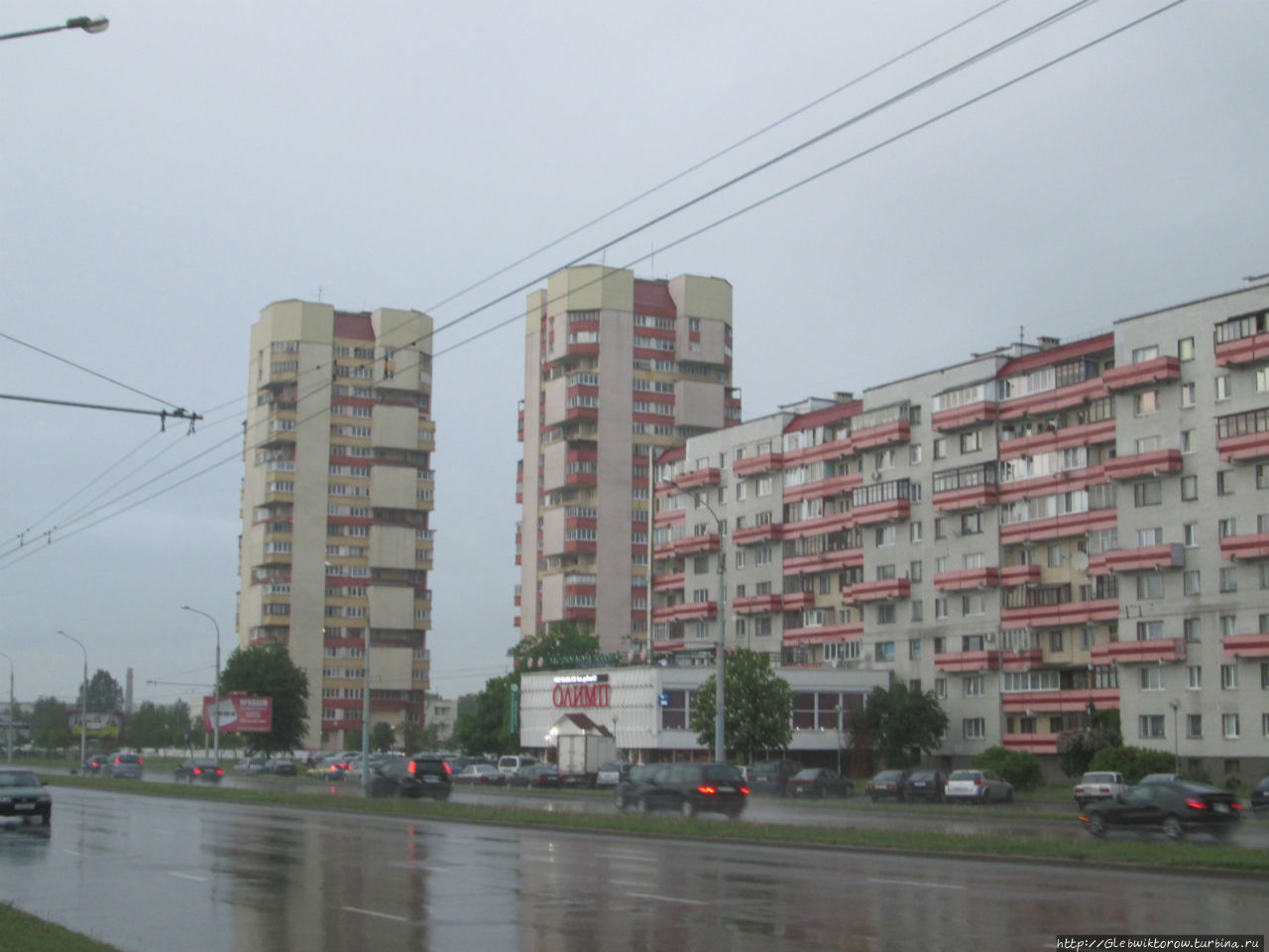 Прогулка по Бресту во время дождя Брест, Беларусь