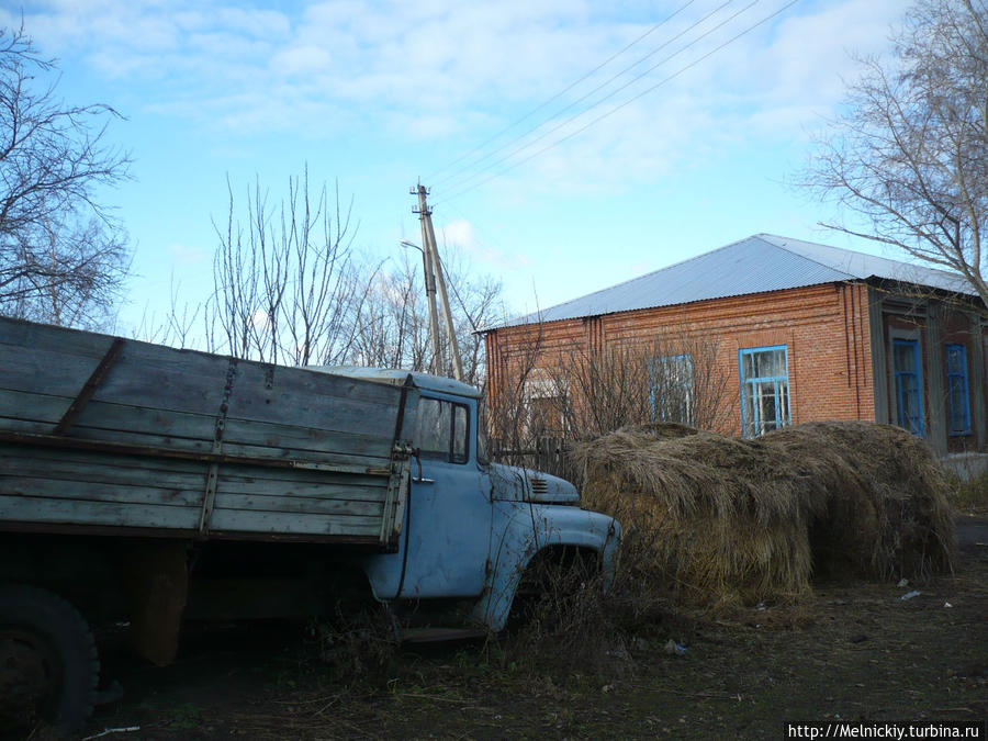 Село Калаис, река Ворона и окрестности. Тамбовская область, Россия