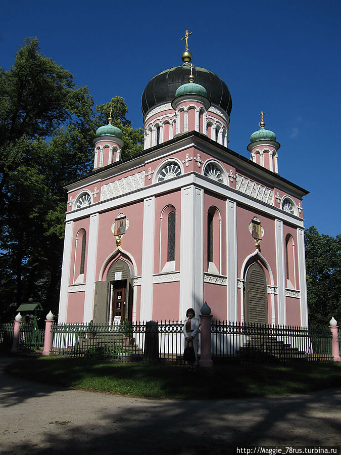 Православная церковь Святого Александра Невского в деревне Александровка Потсдам, Германия