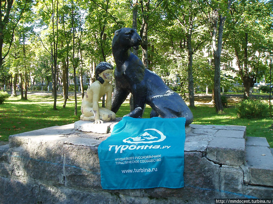 Единственный в своем роде памятник Маугли Приозерск, Россия