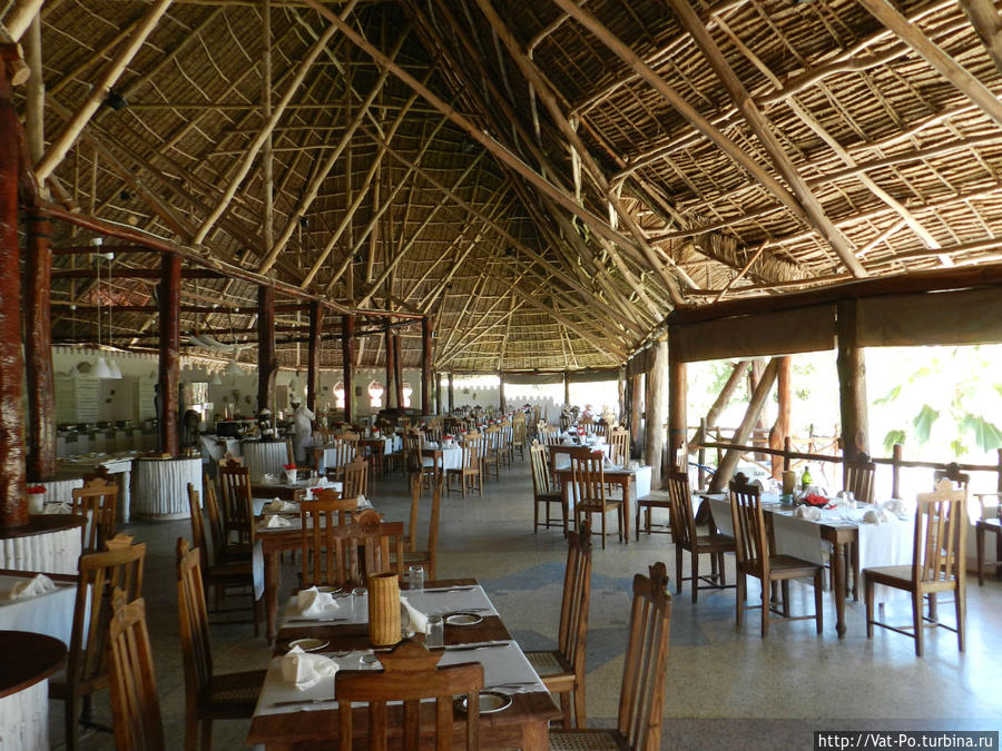 Главный ресторан. Занзибар, Танзания