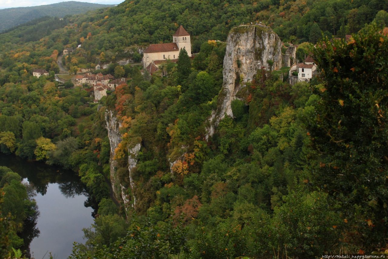 Saint cirq Lapopie. Самая красивая деревня Франции Сен-Сирк-Лапопи, Франция