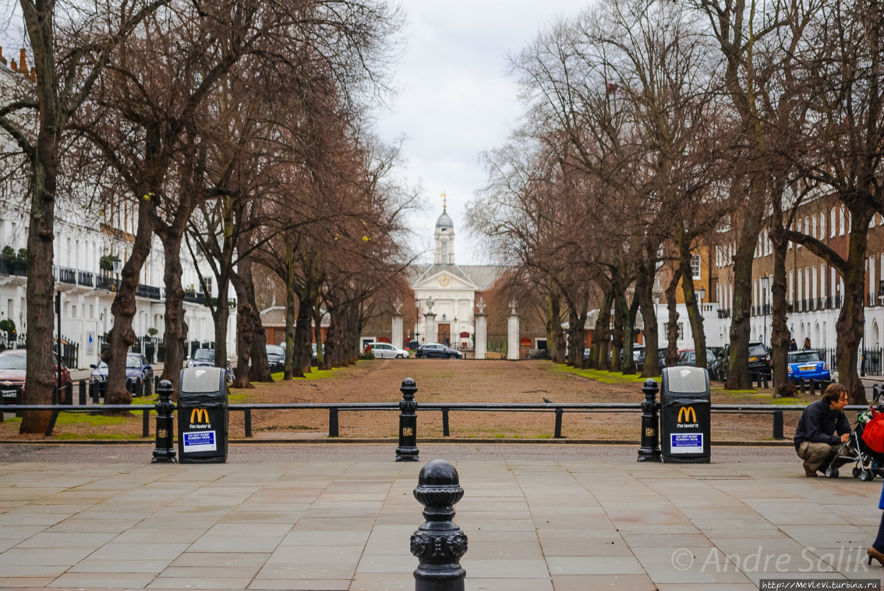 Новогодний Лондон. SLOAN SQUARE Лондон, Великобритания