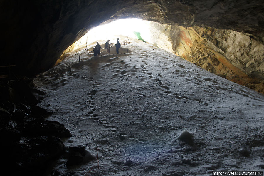 Ледяная пещера Шеллерберга — визит в зиму из лета Зальцбург, Австрия