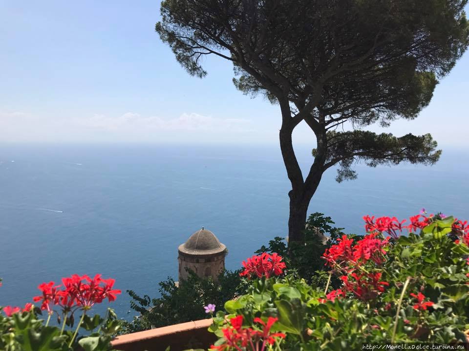 Ravello: villa Rufolo в августе Равелло, Италия