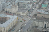Кинотеатр Колизей на пересечении улицы Ленина и К.Либкнехта, а с другой стороны — Театр музкомедии