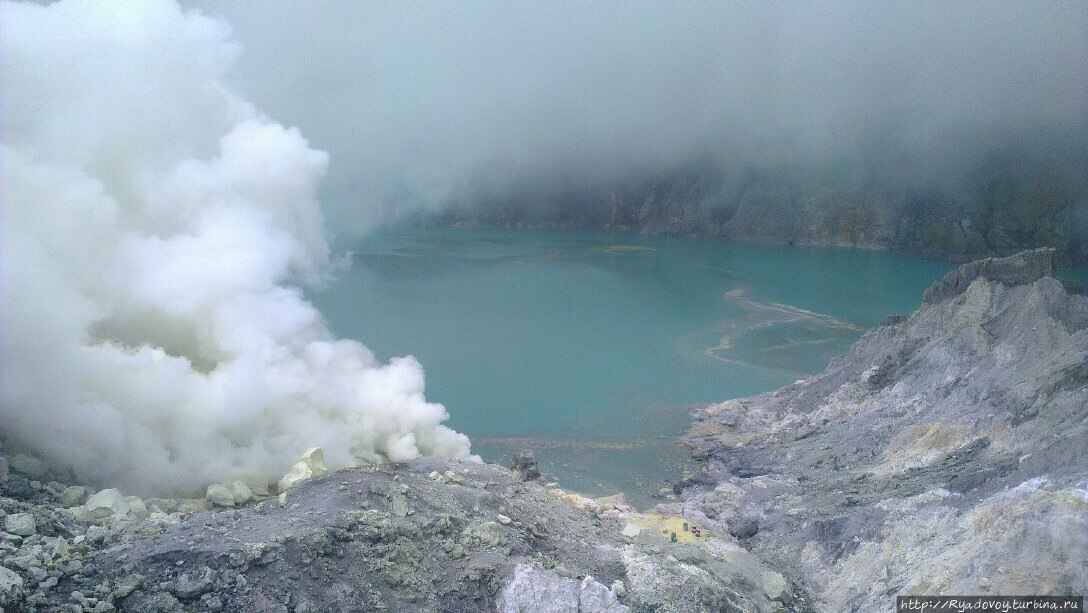 Поездка на вулкан Иджен Баньюванги, Индонезия