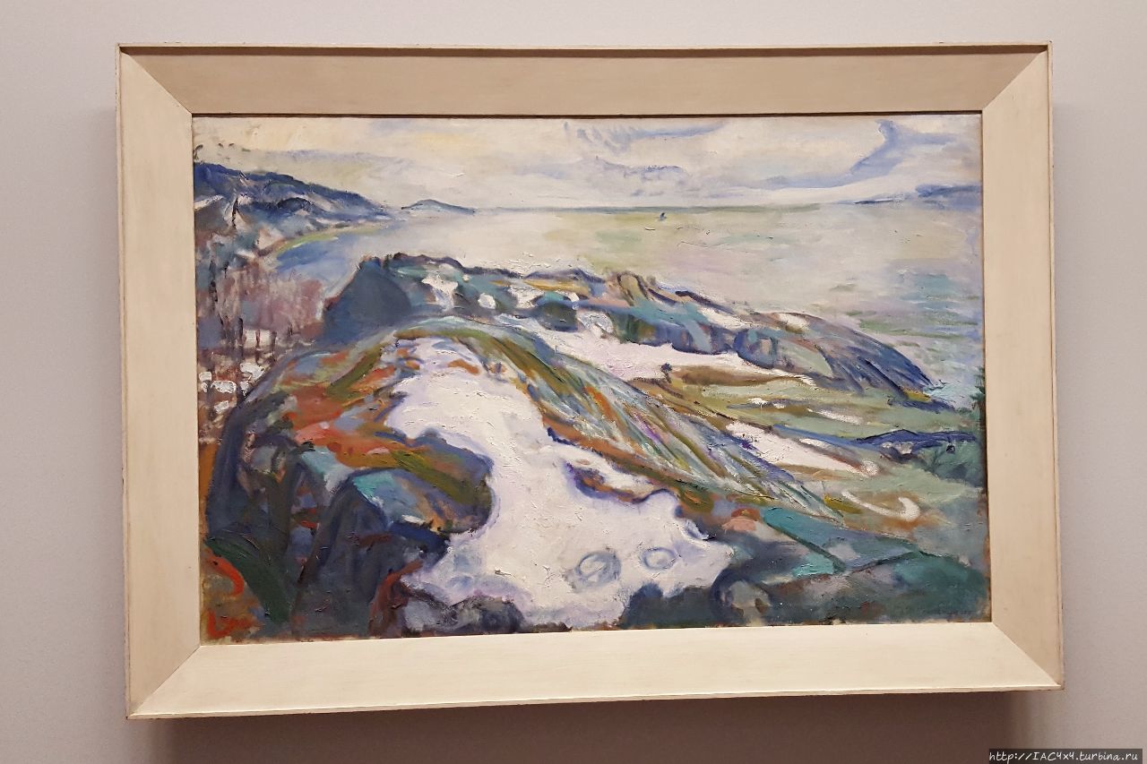 Эдвард Мунк, Зимний пейзаж (1915) Вена, Австрия