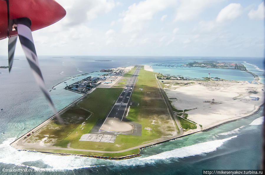 Прибытие на Мальдивы. Остров-Аэропорт Хулуле, Мальдивские острова
