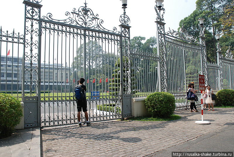 Дворец, закрытый на обед Хошимин, Вьетнам