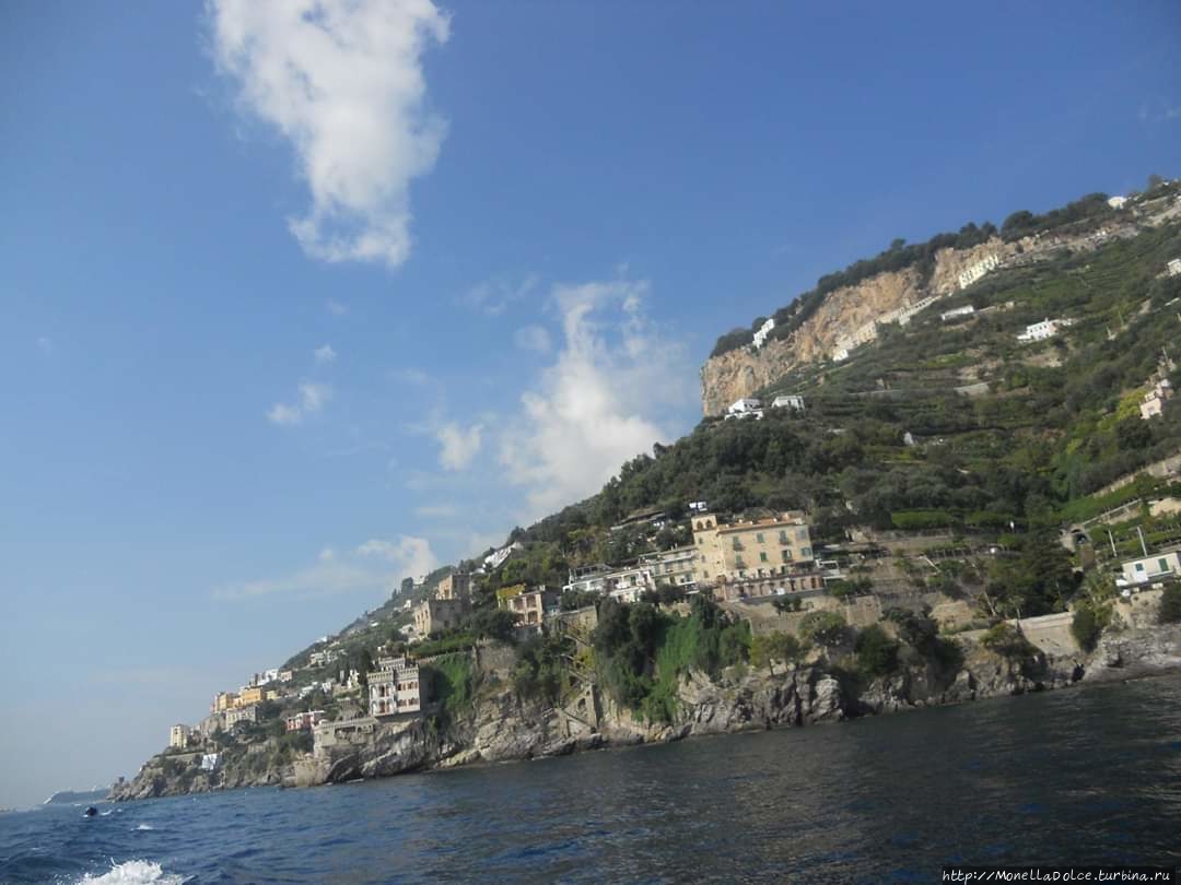 От Positano до Salerno вдоль побережья на скутере Костьера-Амальфиана – Амальфийское побережье, Италия