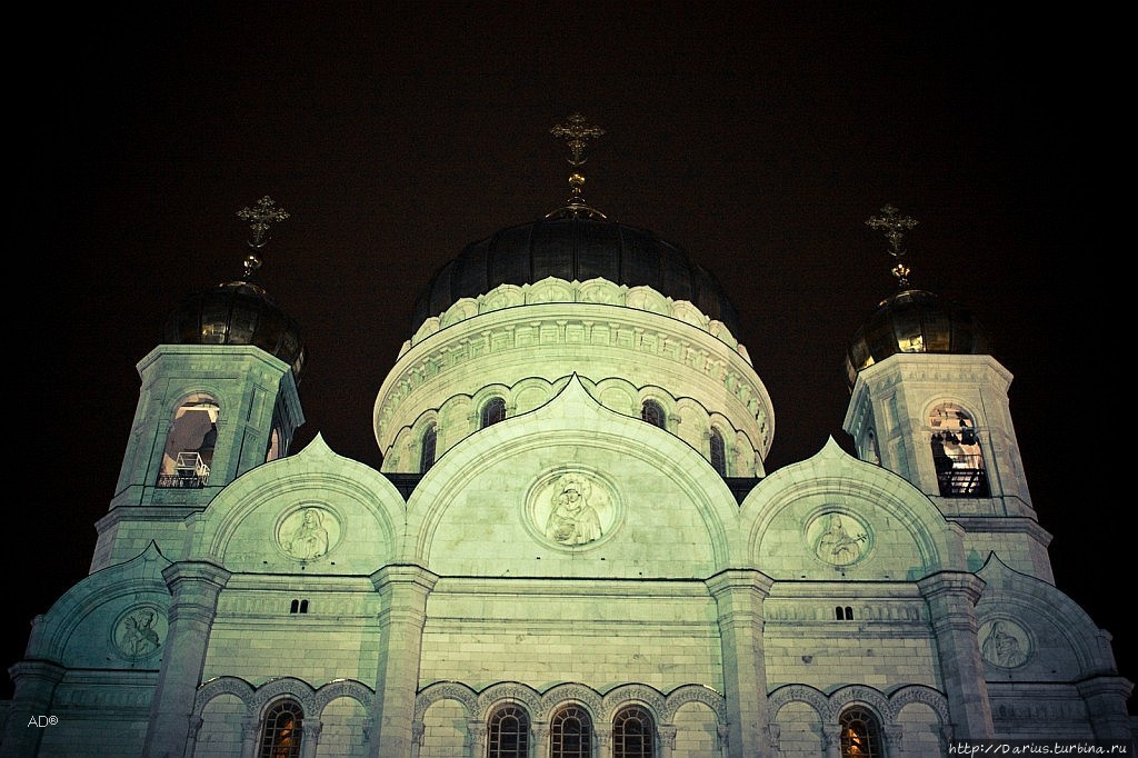 Прогулка по Москве (Красная Площадь — Храм Христа Спасителя) Москва, Россия