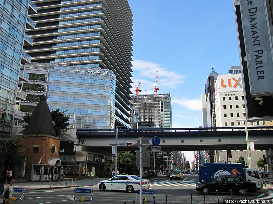 Знакомство с Токио. Торговый квартал Гинза. Токио, Япония