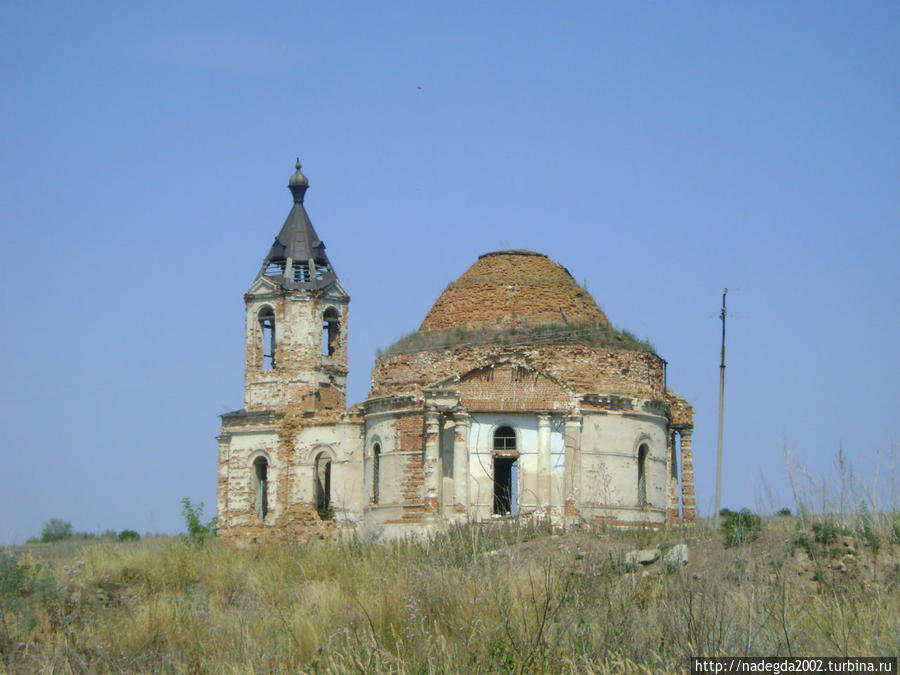 Одинокая церковь на горе... Самарская область, Россия