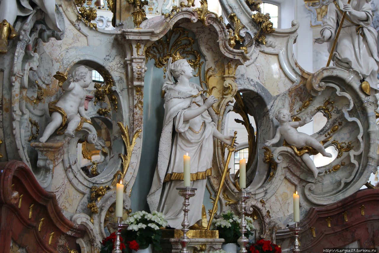 Рококо-алтарь, Св. Катерина Бад Штаффельштайн, Германия