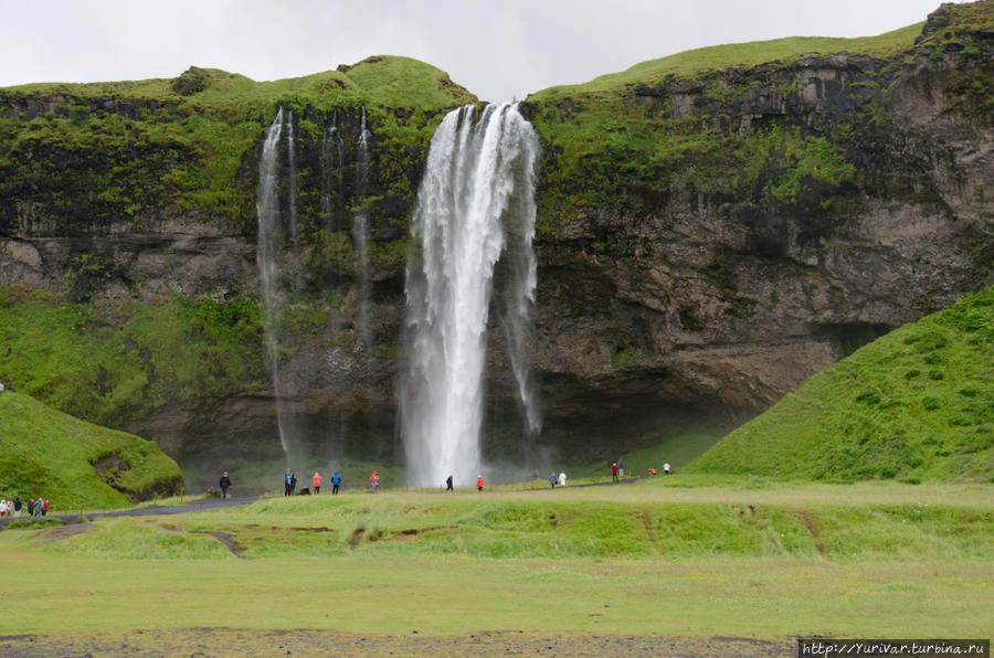 Водопад Селйяландсфосс Скогар, Исландия