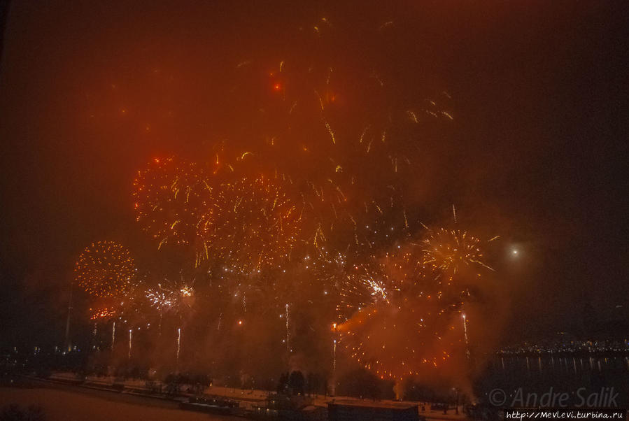 Празднование Нового года Рига, Латвия