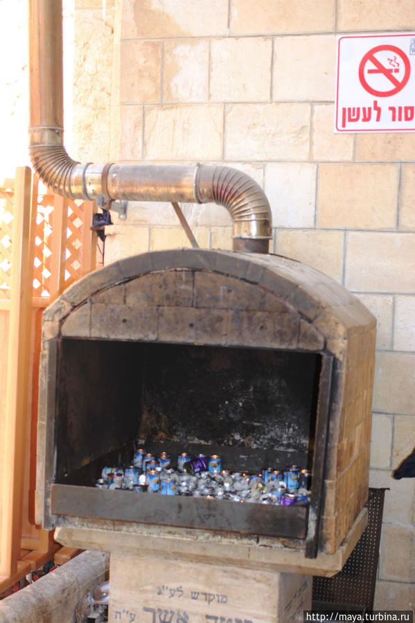место для зажигания свечей Хеврон, Палестина