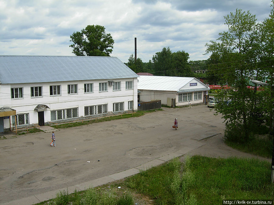 Основная,центральная часть  поселка. Кировская область, Россия