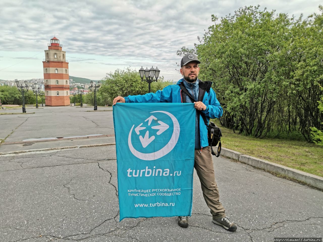 Алматинский путешественник Андрей Гундарев (Алмазов) в Мурманске Киркенес, Норвегия