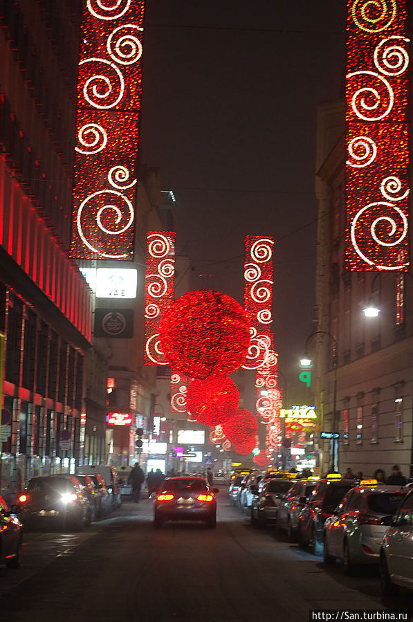 Сочельник на улицах Вены