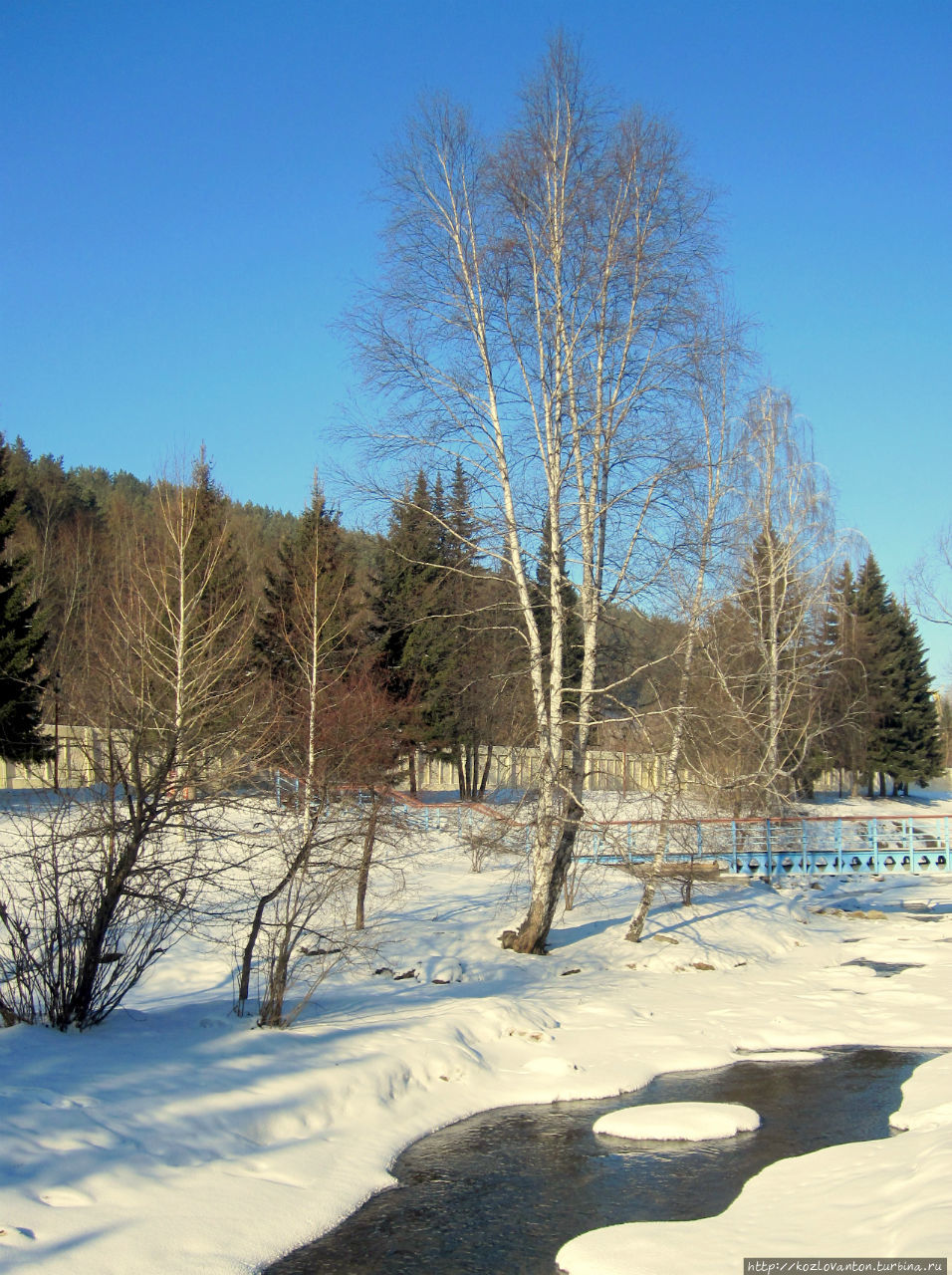 Времена года: зима Белокуриха, Россия