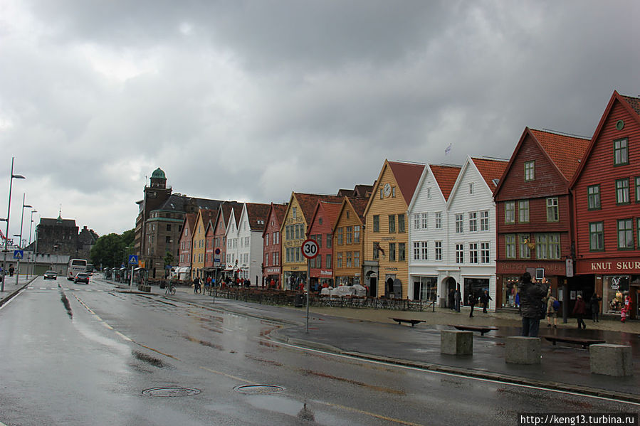 Город, имя которому дождь Берген, Норвегия