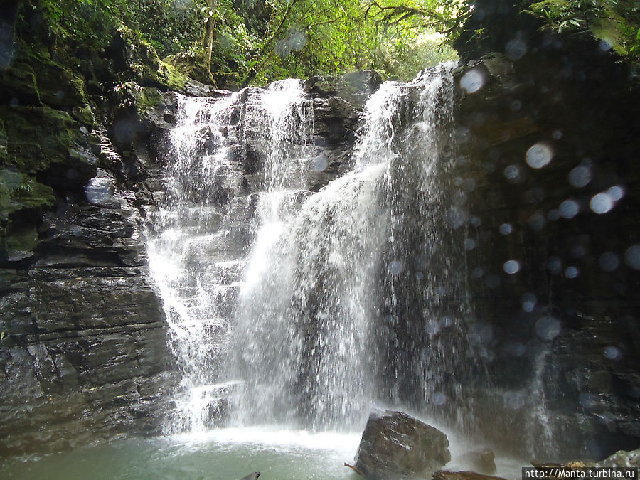 Водопад Каскада де ла Плата Тена, Эквадор