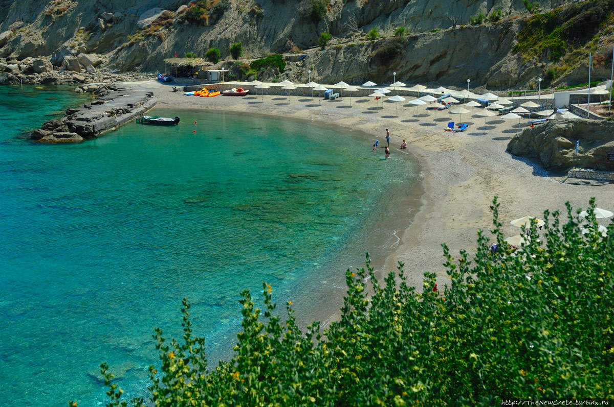 Пляж Вулисма на Крите